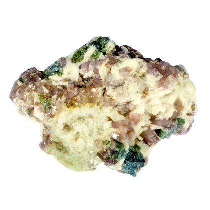 Green Tourmaline and Lepidolite Healing Crystal ~70mm