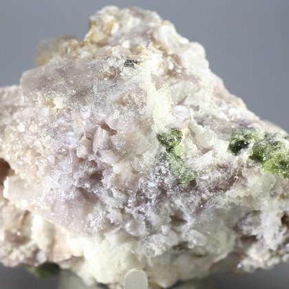 Green Tourmaline and Lepidolite Healing Crystal ~75mm