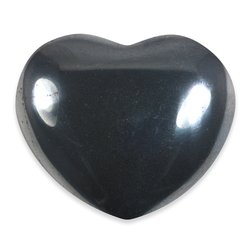 Hematite Crystal Heart ~45mm