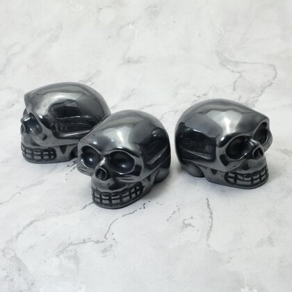 Hematite Crystal Skull - 5cm