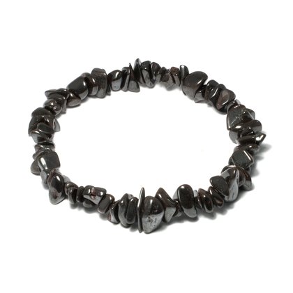 Hematite Gemstone Chip Bracelet