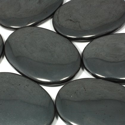 Hematite Palm Stone ~70x50mm