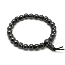 Hematite Power Bead Bracelet