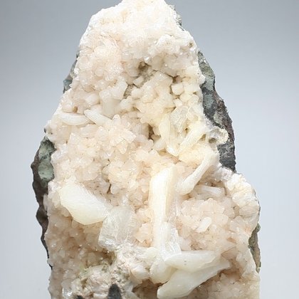 Heulandite with Stilbite Crystal Cluster ~135mm