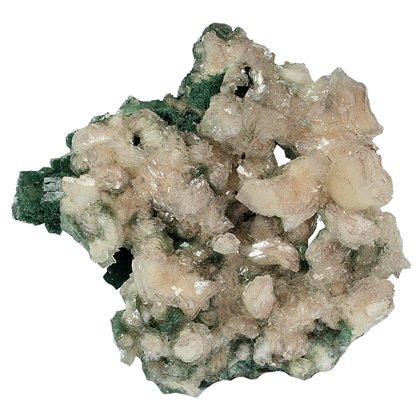 Heulandite with Stilbite Crystal Cluster ~6cm