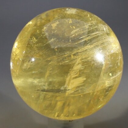 SUPERB Honey Calcite Crystal Sphere ~52mm