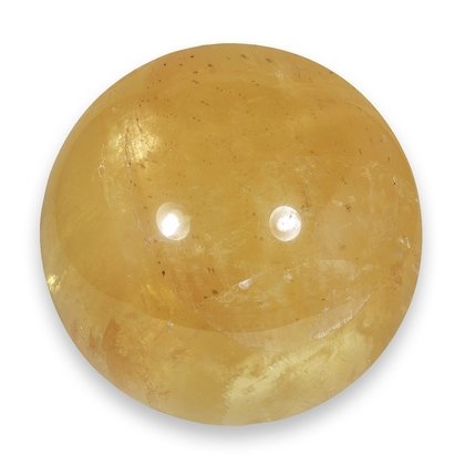 Honey Calcite Crystal Sphere ~7.2cm