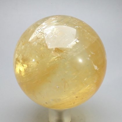 Honey Calcite Crystal Sphere ~ 73mm