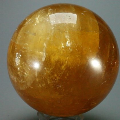 SUPERB Honey Calcite Crystal Sphere ~86mm
