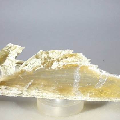 Honey Gypsum Healing Crystal ~135mm