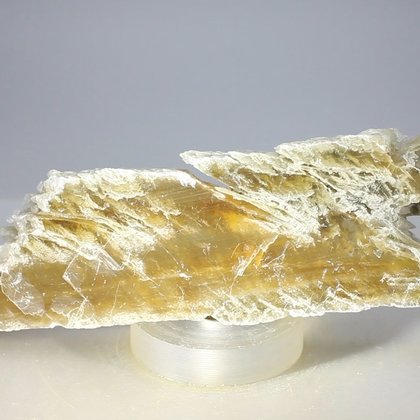 Honey Gypsum Healing Crystal ~135mm