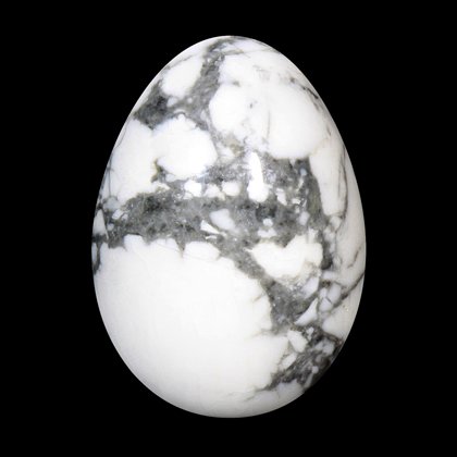 Howlite Crystal Egg ~48mm