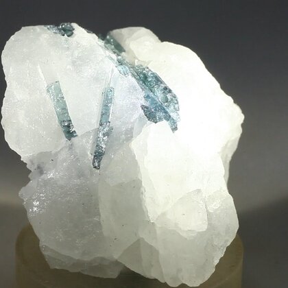 Indicolite (Blue Tourmaline) Quartz Crystal ~47mm