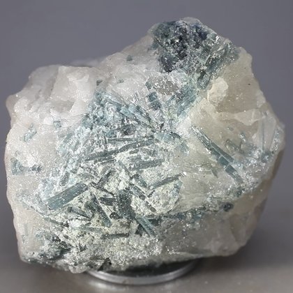 Indicolite (Blue Tourmaline) Quartz Crystal ~52mm