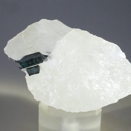 Indicolite (Blue Tourmaline) Quartz Crystal ~53mm