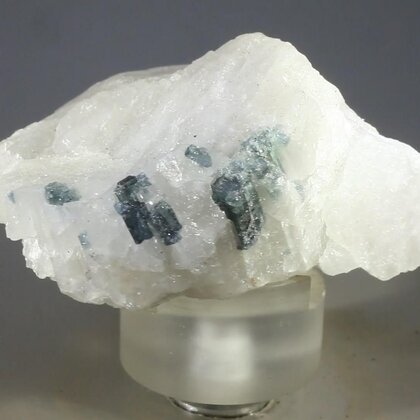 Indicolite (Blue Tourmaline) Quartz Crystal ~60mm