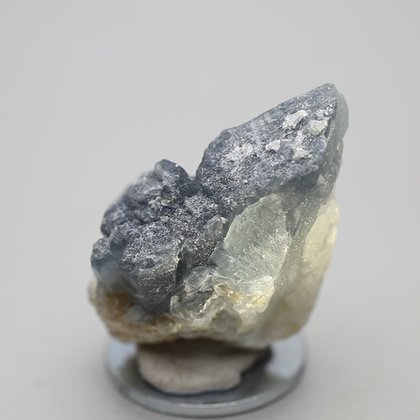 Indicolite (Blue Tourmaline) Quartz Crystal ~75mm
