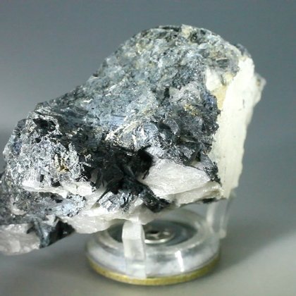 Indicolite (Blue Tourmaline) Quartz Crystal ~75mm