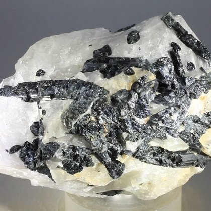 Indicolite (Blue Tourmaline) Quartz Crystal ~76mm