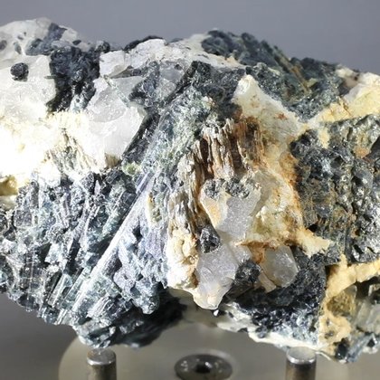 Indicolite (Blue Tourmaline) Quartz Crystal ~95mm
