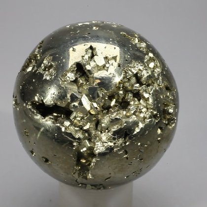 Iron Pyrite Crystal Sphere ~39mm