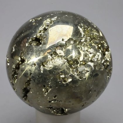 Iron Pyrite Crystal Sphere ~41mm