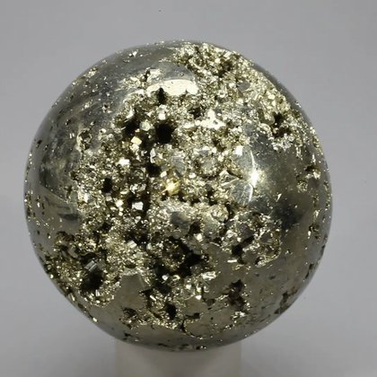 Iron Pyrite Crystal Sphere ~43mm