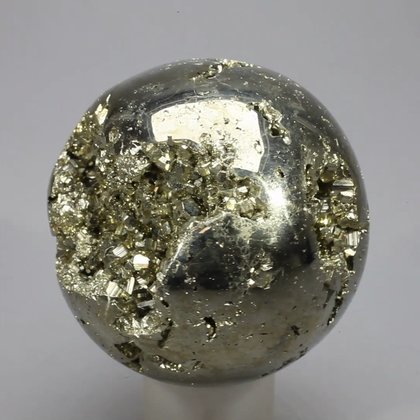 Iron Pyrite Crystal Sphere ~44mm