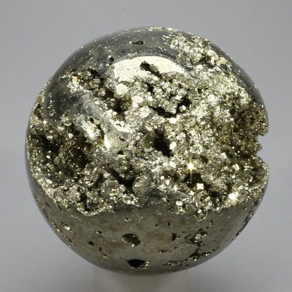 Iron Pyrite Crystal Sphere ~46mm
