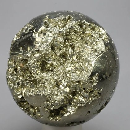 Iron Pyrite Crystal Sphere ~50mm
