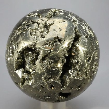 Iron Pyrite Crystal Sphere ~65mm