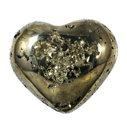 Iron Pyrite Heart  ~40mm