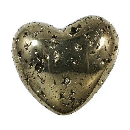 Iron Pyrite Heart  ~42mm