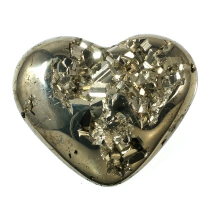 Iron Pyrite Heart  ~50mm