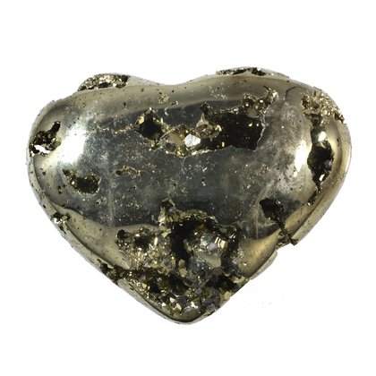 Iron Pyrite Heart  ~53mm