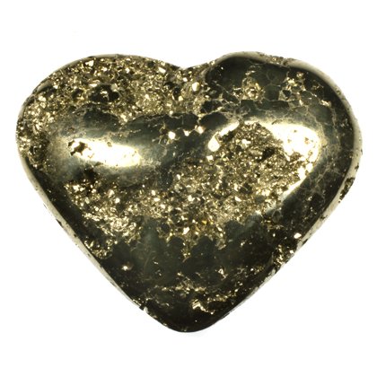 Iron Pyrite Heart ~ 6.5cm