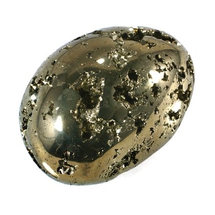 Iron Pyrite Tumblestone ~47mm