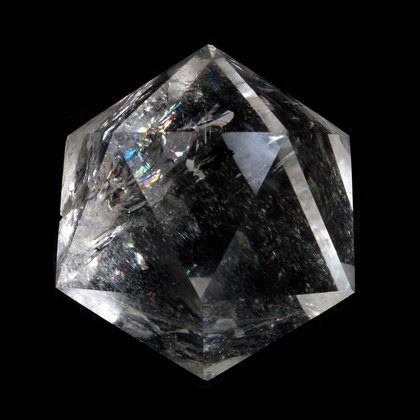 Quartz Isosahedron Platonic Solid ~5cm