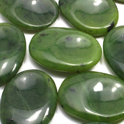 Jade Thumb Stone ~40mm