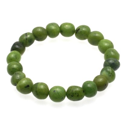 Jade Crystal Bead Bracelet