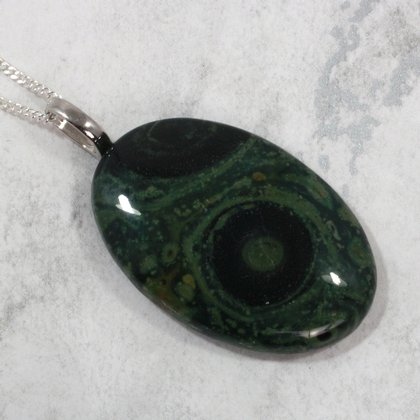 Kambaba Jasper Pendant ~36mm