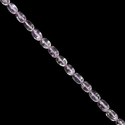 Kunzite Crystal Beads - 10mm Barrel