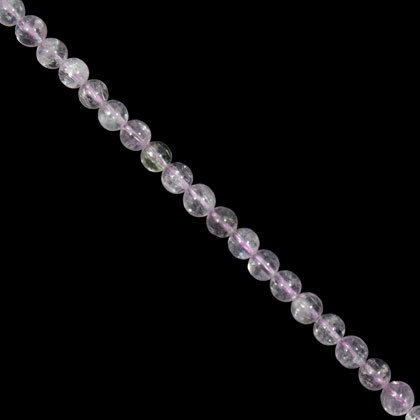 Kunzite Crystal Beads - 7mm Round