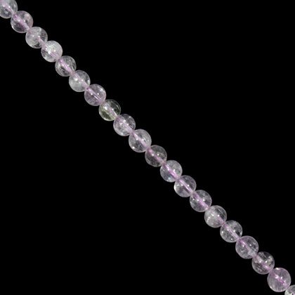 Kunzite Crystal Beads - 7mm Round