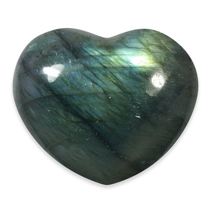 Labradorite Crystal Heart ~40mm