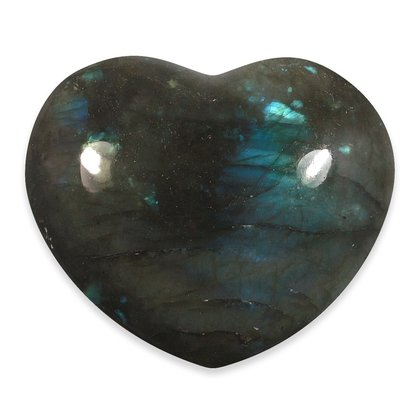 Labradorite Crystal Heart ~44mm