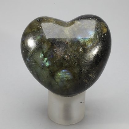 Labradorite Crystal Heart ~45mm