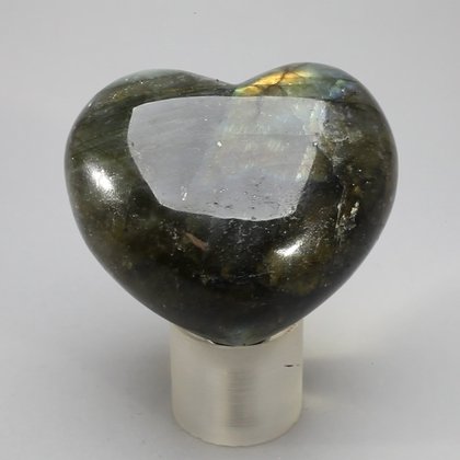 Labradorite Crystal Heart ~45mm