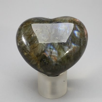 Labradorite Crystal Heart ~45mm