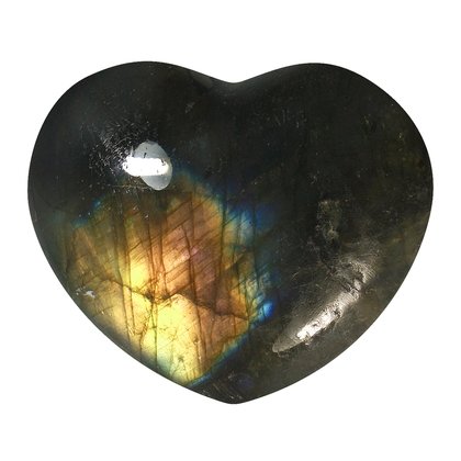 Labradorite Crystal Heart ~46mm